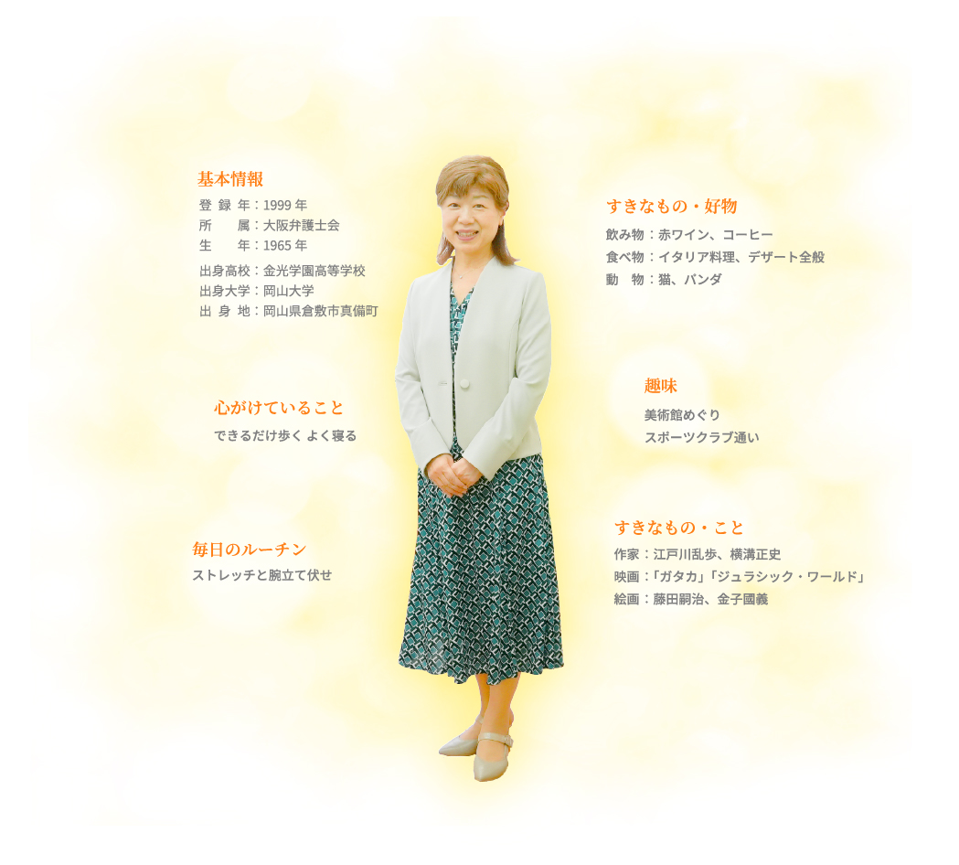 離婚相談ができる大阪の弁護士 田中史子